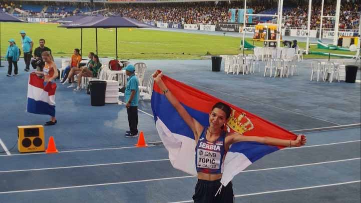 Angelina Topić treća juniorka skoka uvis na svetu